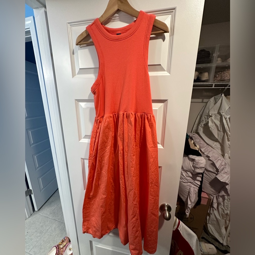 Coral Old Navy Maxi Dress